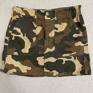 American Eagle Super Stretch Hi-Rise A-Line Camo Skirt Size 2 SHORT NWOT $49.95